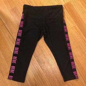 Bebe crop leggings